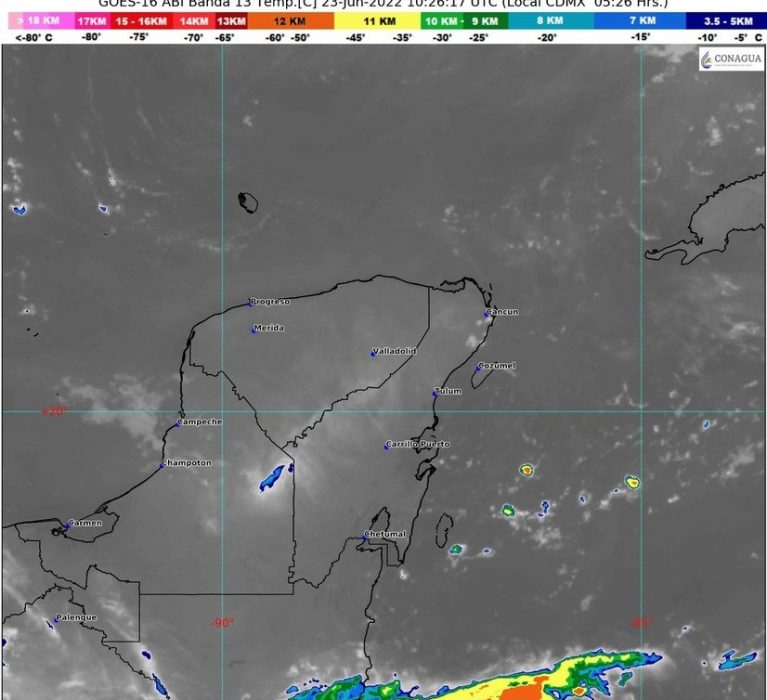 BOLETÍN METEOROLÓGICO DEL DÍA 23 DE JUNIO DEL 2022