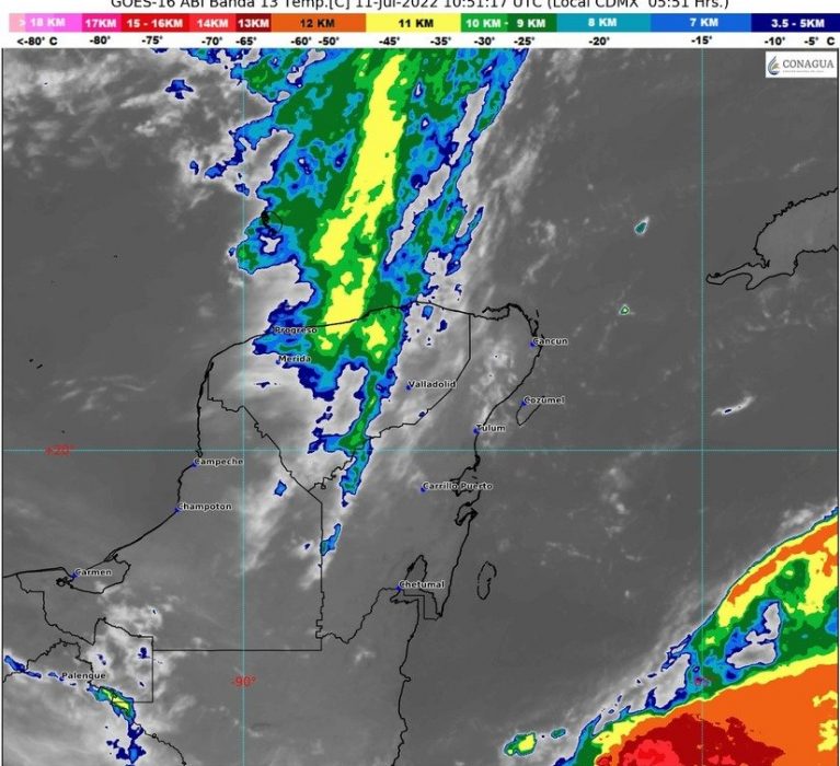 BOLETÍN METEOROLÓGICO DEL DÍA 11 DE JULIO DEL 2022