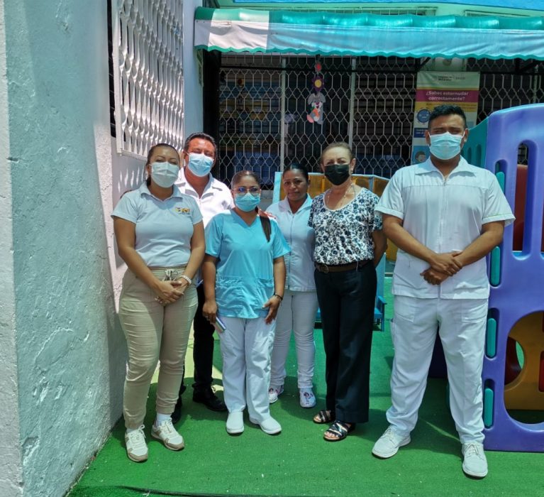 APLICAN VACUNAS A NIÑOS Y NIÑAS DE LOS CENTROS DE ATENCIÓN INFANTIL DEL DIF OTHÓN P. BLANCO.