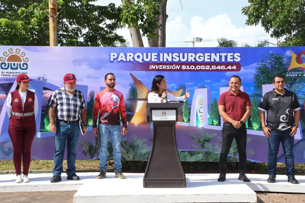 ANUNCIA YENSUNNI MARTÍNEZ OBRA IMPORTANTE DEL “PARQUE INSURGENTES”