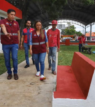 YENSUNNI MARTÍNEZ REPORTA AVANCES EN LA REHABILITACIÓN DEL PARQUE DE LAS CASITAS