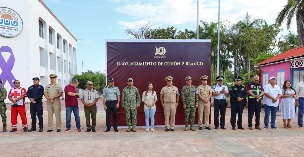 Arranca Operativo de Seguridad Vacaciones Semana Santa 2026 en Othón P. Blanco.