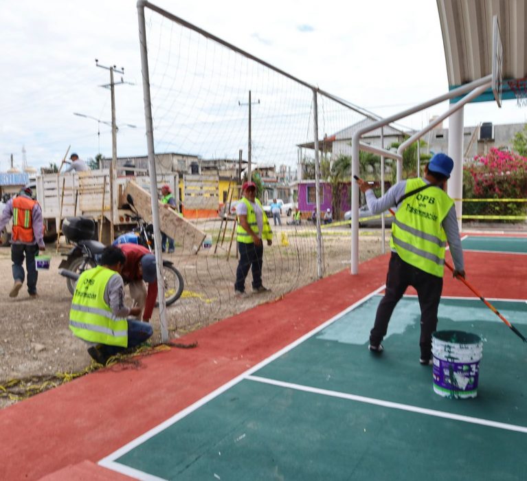 El deporte une y transforma: mejora Gobierno Municipal domo deportivo en beneficio de familias en Forjadores.