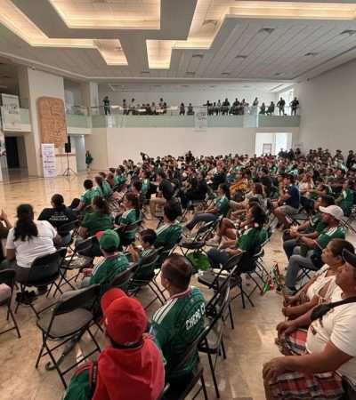 Chetumal vibra con el triunfo de México en el FutFest Mundialista.