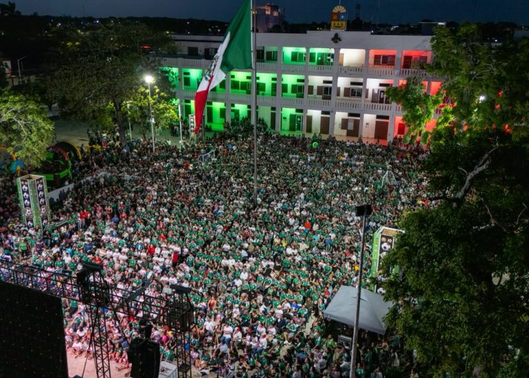 Chetumal vive una emocionante noche de FutFest que marcó el cierre de la participación de México en el Mundial.