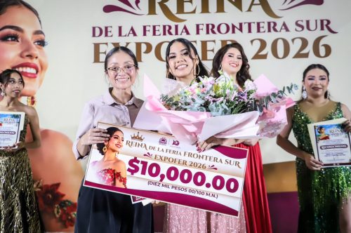 Karol Ximena Pérez Baeza es la Reina de la Frontera Sur 2026.