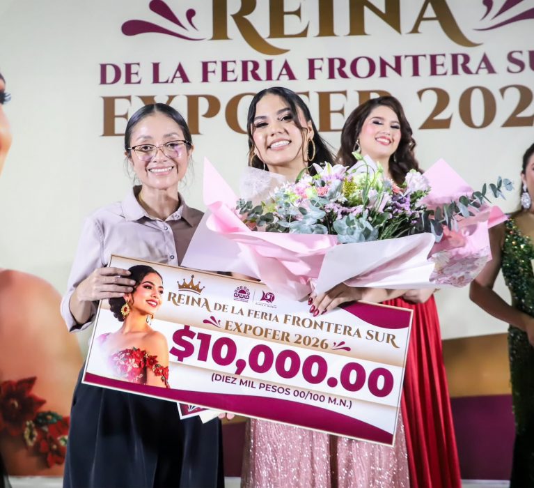 Karol Ximena Pérez Baeza es la Reina de la Frontera Sur 2026.