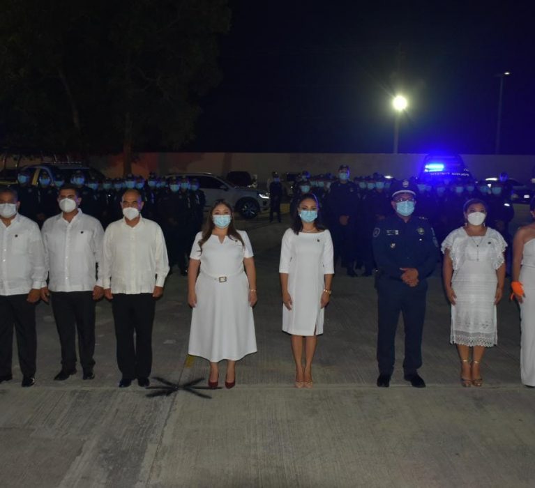 YENSUNNI MARTÍNEZ ASUME MANDO DE LA POLICÍA MUNICIPAL DE OTHÓN P. BLANCO