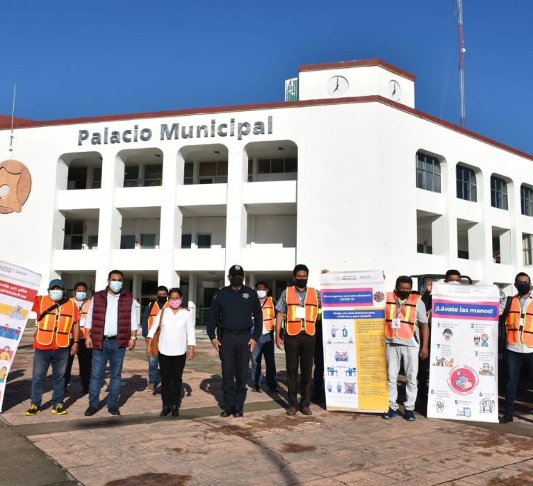 DIRECCIONES DEL AYUNTAMIENTO DE LA TRANSFORMACIÓN REFUERZAN CAMPAÑA DE CONCIENTIZACIÓN SOBRE EL COVID-19.