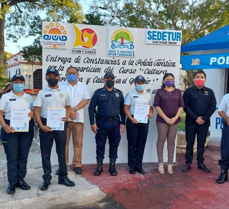 POLICÍA TURÍSTICA DE OPB CON MEJOR CAPACITACIÓN PARA ATENCIÓN A CIUDADANÍA LOCAL Y VISITANTE.