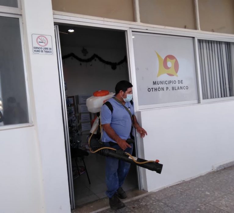 CONTINÚA LA PROTECCIÓN SANITARIA EN ÁREAS DE TRABAJO DEL AYUNTAMIENTO DE LA TRANSFORMACIÓN.