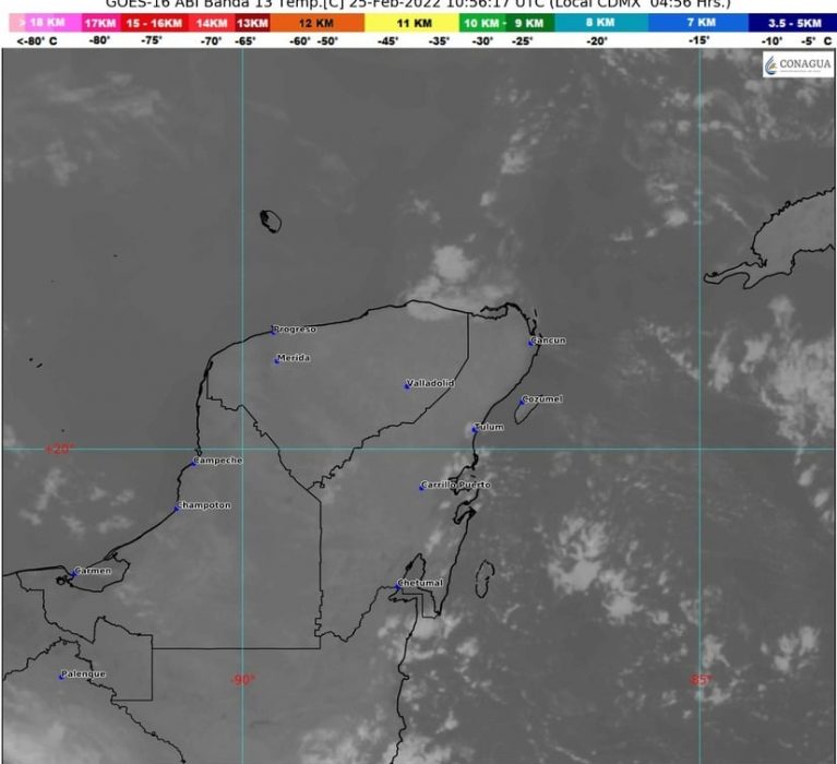 BOLETÍN METEOROLÓGICO DEL 25 DE FEBRERO DEL 2022