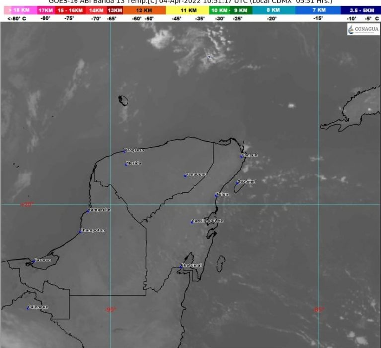 BOLETÍN METEOROLÓGICO DEL 04 DE ABRIL DEL 2022