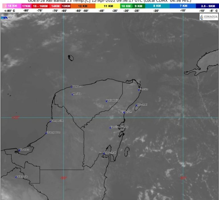 BOLETÍN METEOROLÓGICO DEL 12 DE ABRIL DEL 2022