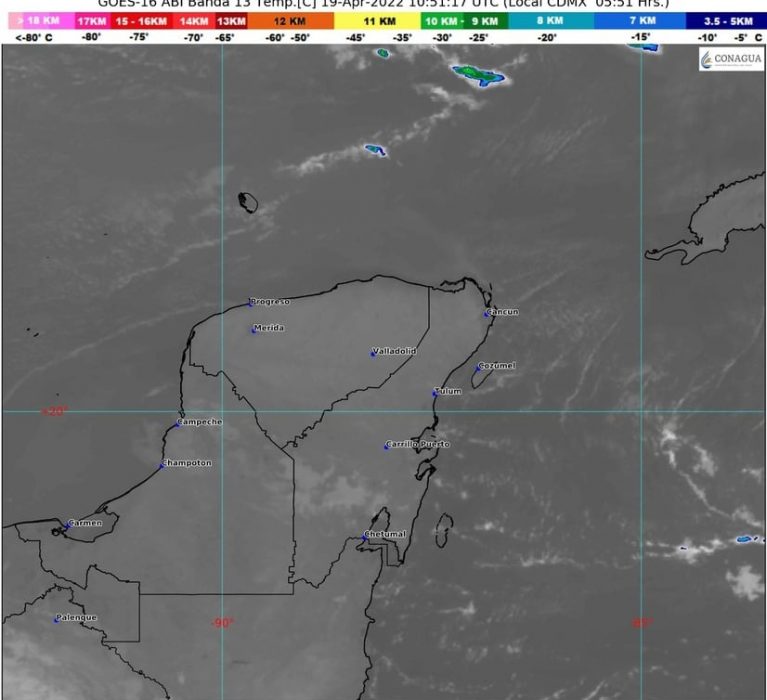 BOLETÍN METEOROLÓGICO DEL DÍA 19 DE ABRIL DEL 2022