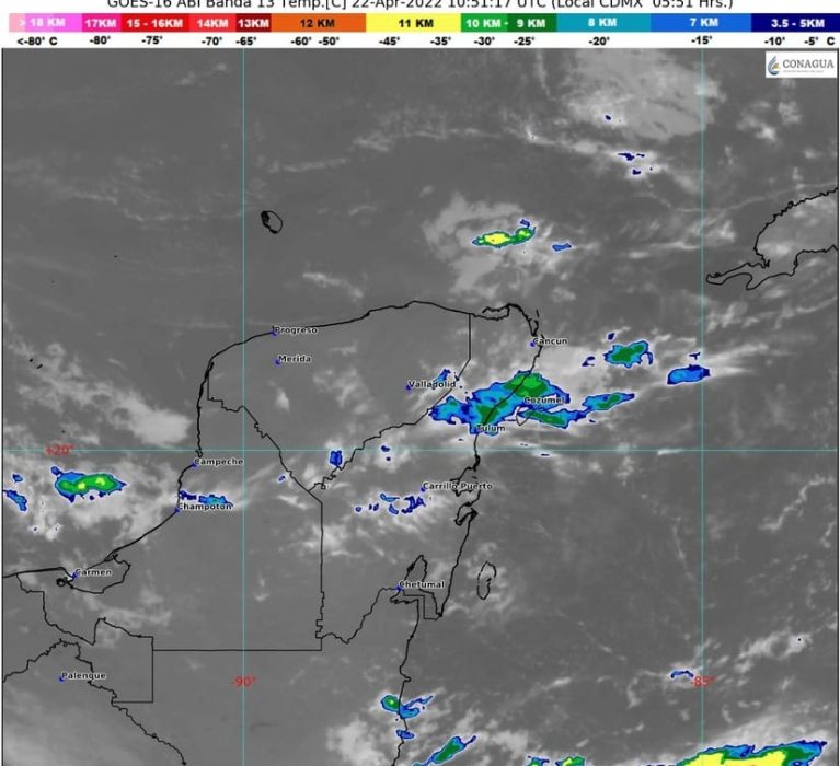 BOLETÍN METEOROLÓGICO DEL DÍA 22 DE ABRIL DEL 2022