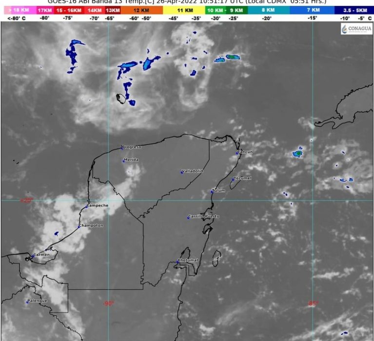 BOLETÍN METEOROLÓGICO DEL DÍA 26 DE ABRIL DEL 2022