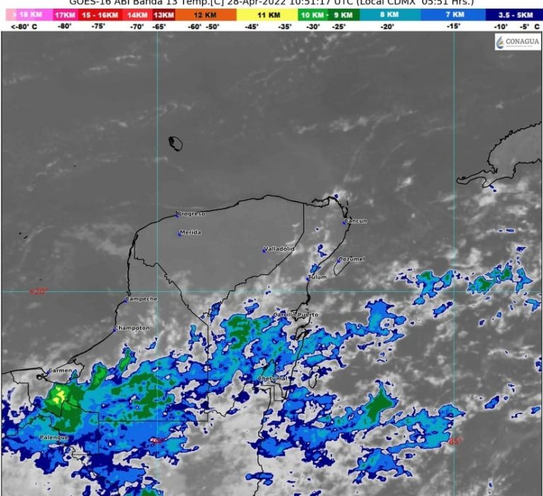 BOLETÍN METEOROLÓGICO DEL DÍA 28 DE ABRIL DEL 2022