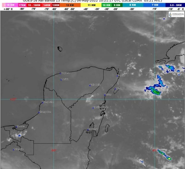 BOLETÍN METEOROLÓGICO DEL DÍA 04 DE MAYO DEL 2022