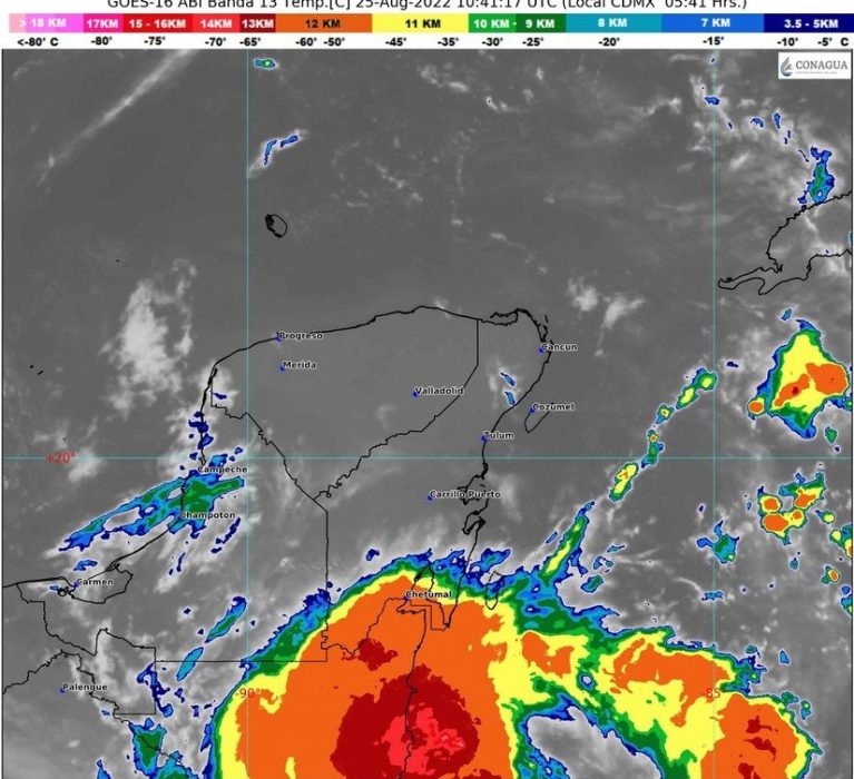 BOLETÍN METEOROLÓGICO DEL DÍA 25 DE AGOSTO DEL 2022