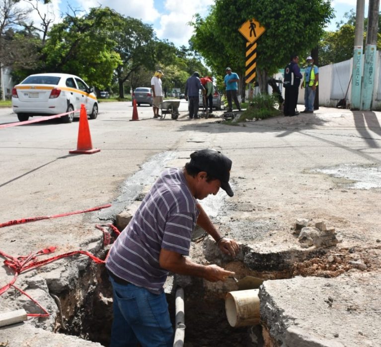 PROTECCIÓN CIVIL OPB CONTINÚA EN LA LIMPIEZA DE ALCANTARILLAS Y POZOS DE ABSORCIÓN