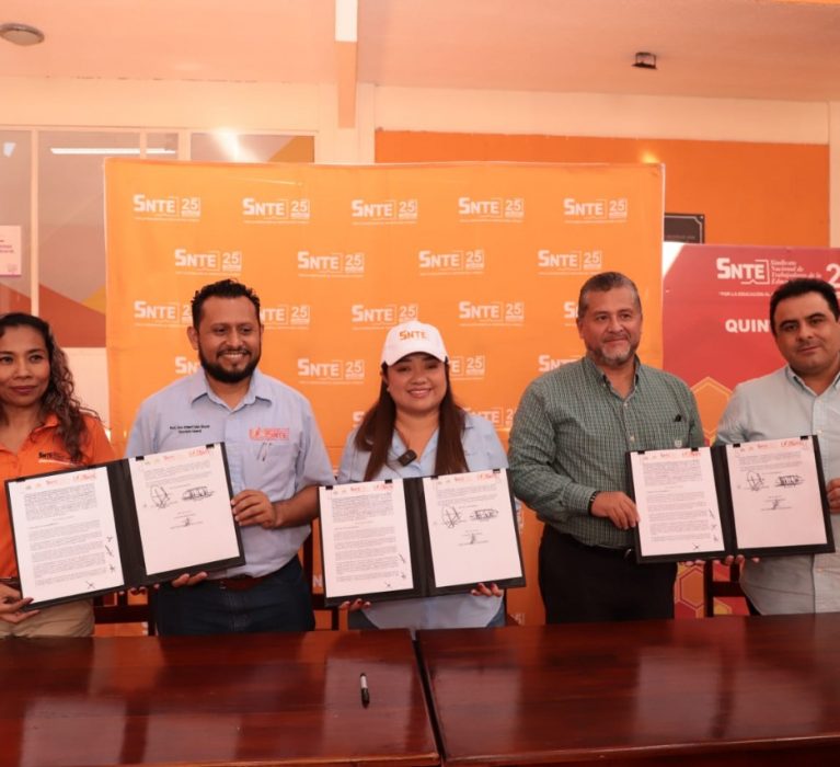 FIRMA CONVENIO AYUNTAMIENTO DE OPB Y SNTE QUE INCLUYE GRANDES BENEFICIOS