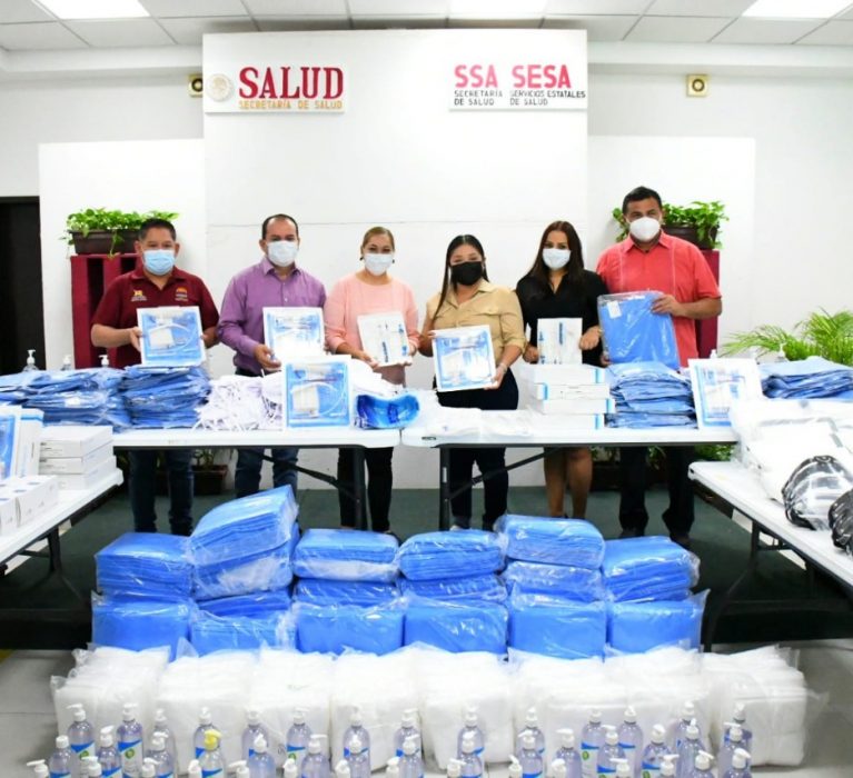 YENSUNNI MARTÍNEZ ENTREGA MÁS DE 4 MIL INSUMOS Y EQUIPO MÉDICO AL HOSPITAL GENERAL DE CHETUMAL