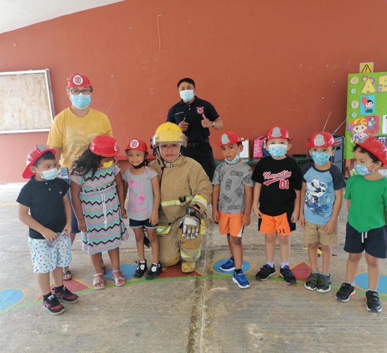 DIRECCIÓN DE BOMBEROS OPB IMPARTE TALLERES PARA PREVENIR ACCIDENTES