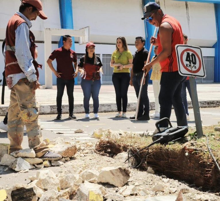 YENSUNNI MARTÍNEZ ASISTE A LOS INICIOS DE LA REHABILITACIÓN DEL PARQUE DE EDUCACIÓN VIAL EN LA CIUDAD CAPITAL