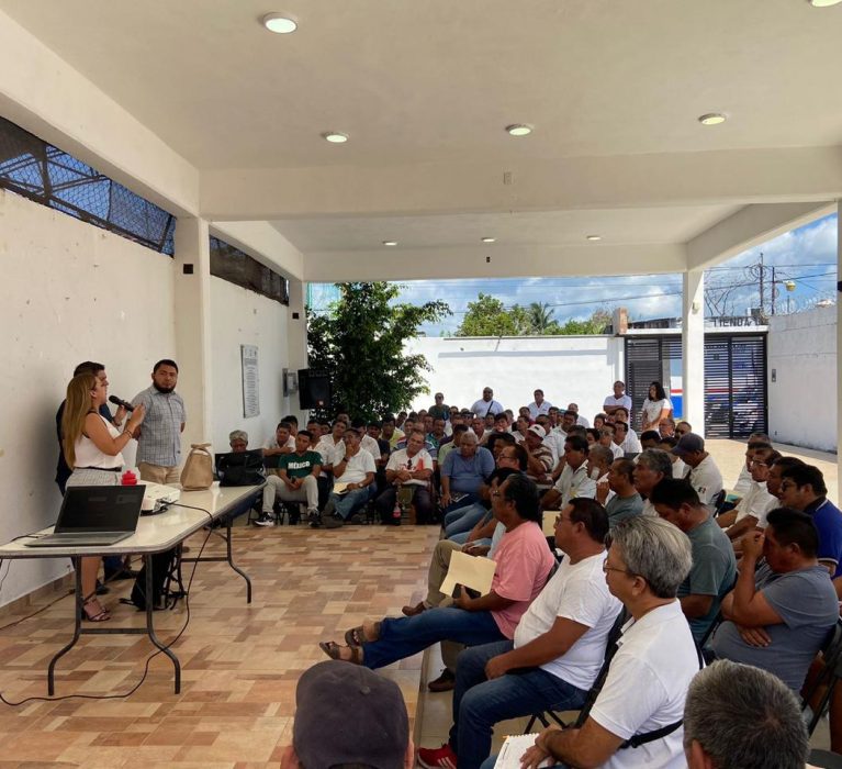 IMPARTEN CURSO EN OPB A OPERADORES DE TAXIS