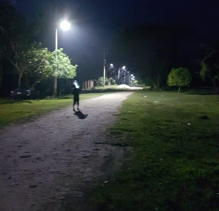 EN PROCESO SEGUNDA ETAPA DE ILUMINACIÓN EN LA ZONA LIMÍTROFE DE OTHÓN P. BLANCO