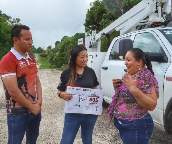 SIGUE ILUMINACIÓN EN COMUNIDADES RURALES DE OPB, AHORA EN LA ZONA DOS