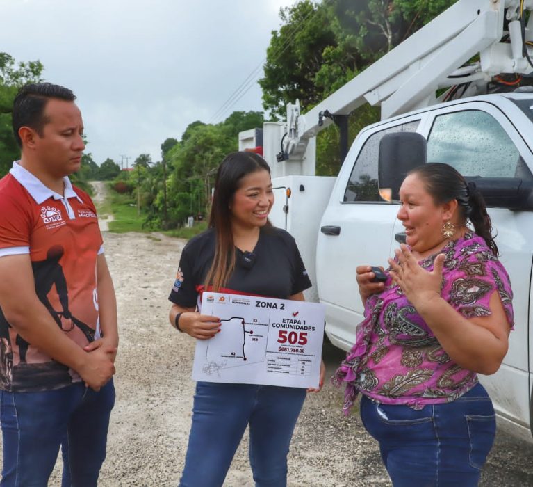 SIGUE ILUMINACIÓN EN COMUNIDADES RURALES DE OPB, AHORA EN LA ZONA DOS