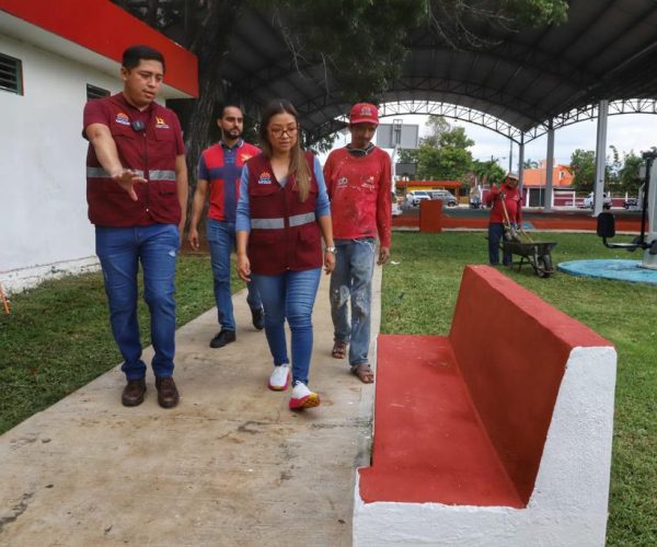 YENSUNNI MARTÍNEZ REPORTA AVANCES EN LA REHABILITACIÓN DEL PARQUE DE LAS CASITAS