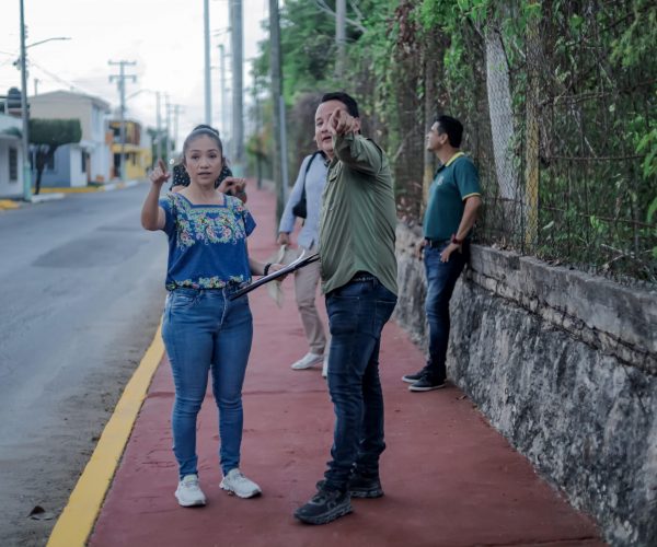 Estrenan nuevo Sendero Seguro en colonia Lagunitas de Chetumal