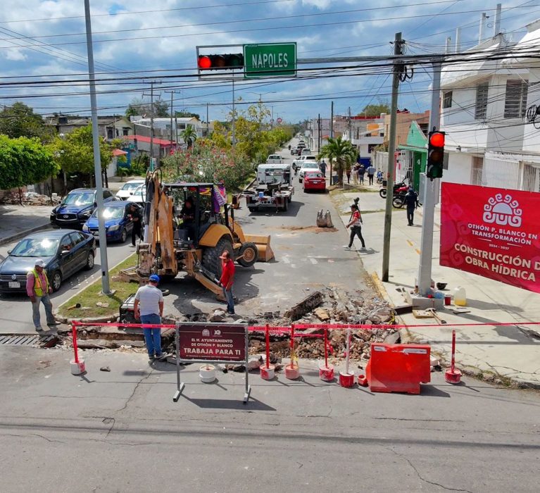 Arranca obra “Colector Nápoles” en atención a añeja demanda ciudadana de la colonia Italia.