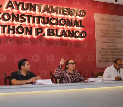 Aprueba Cabildo de Othón P. Blanco inversión de 221 millones de pesos para obras prioritarias y bienestar social.