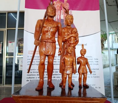 “El Mestizaje”, pieza artesanal que honra la identidad y origen cultural de Chetumal.
