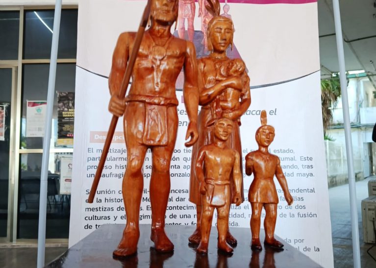 “El Mestizaje”, pieza artesanal que honra la identidad y origen cultural de Chetumal.