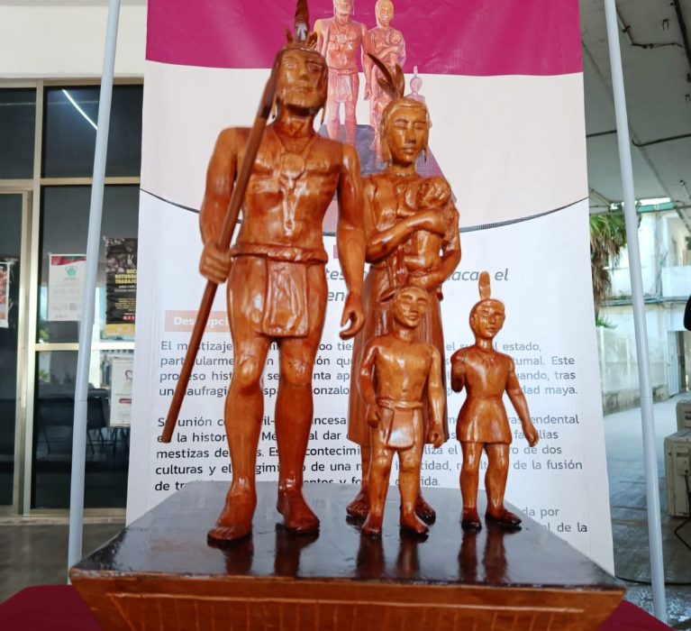 “El Mestizaje”, pieza artesanal que honra la identidad y origen cultural de Chetumal.