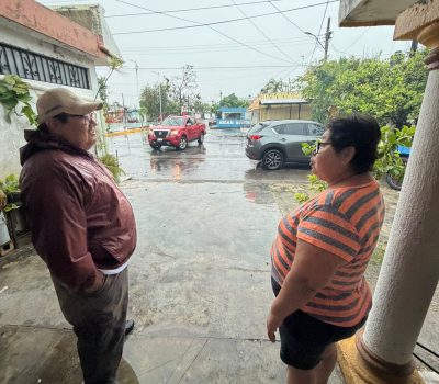 Ayuntamiento de Othón P. Blanco mantiene activo el Operativo Tormenta ante lluvias registradas en Chetumal.