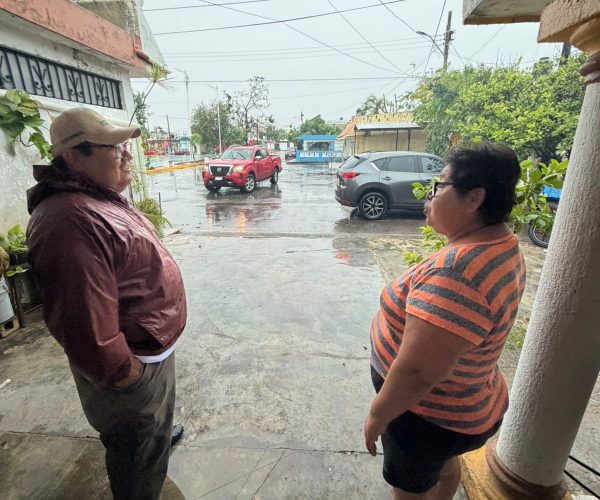 Ayuntamiento de Othón P. Blanco mantiene activo el Operativo Tormenta ante lluvias registradas en Chetumal.