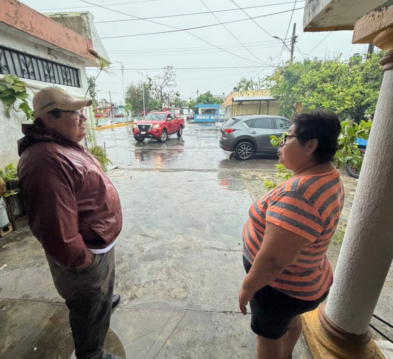 Ayuntamiento de Othón P. Blanco mantiene activo el Operativo Tormenta ante lluvias registradas en Chetumal.