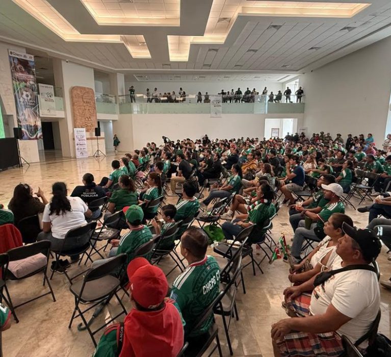 Chetumal vibra con el triunfo de México en el FutFest Mundialista.