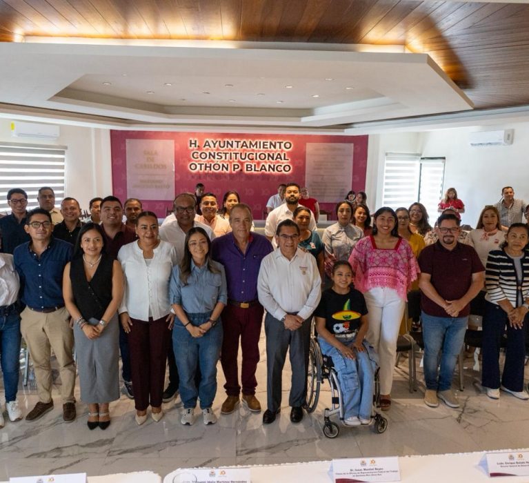 Instala Yensunni Martínez Comisión Municipal para prevenir y erradicar el trabajo infantil en Othón P. Blanco.