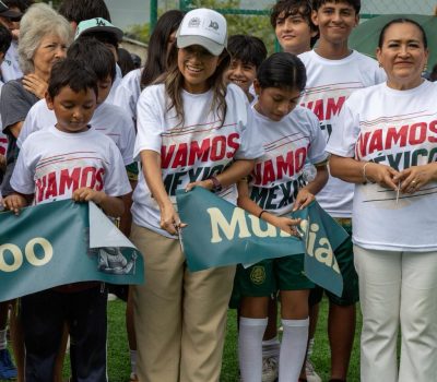Chetumal se suma al Mundial Social: inaugura Yensunni tres nuevos espacios deportivos para la niñez y juventud