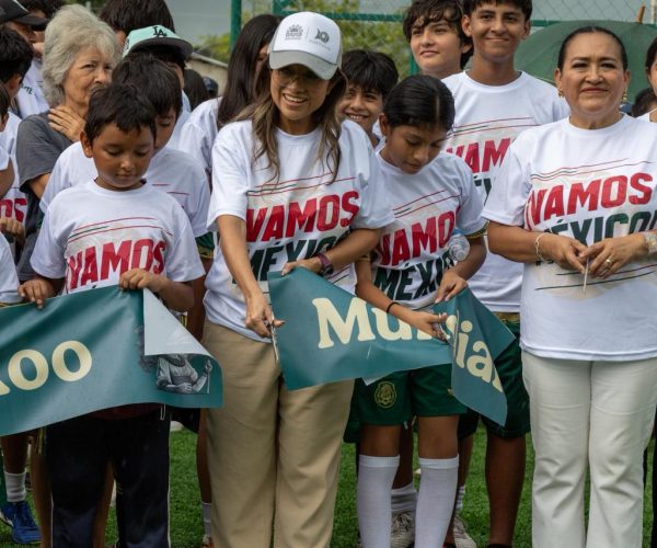 Chetumal se suma al Mundial Social: inaugura Yensunni tres nuevos espacios deportivos para la niñez y juventud